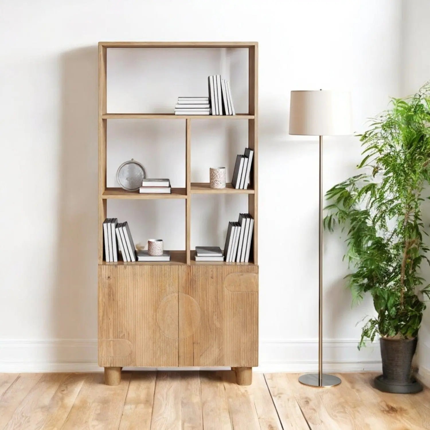 Cashel 175cm Wooden Bookcase
