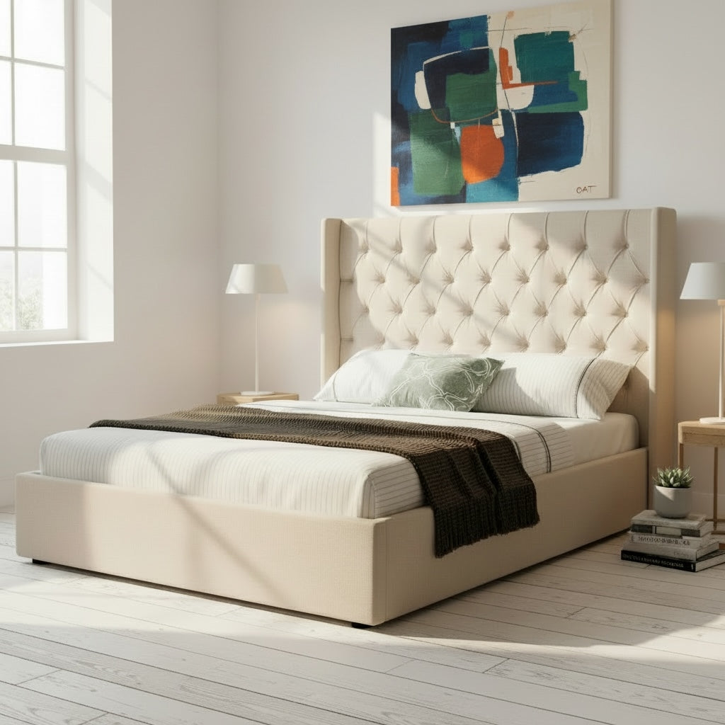 Upholstered & Fabric Beds - OAT Home