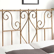 Belgravia Antique Brass Effect Victorian Metal Bed Frame - 
