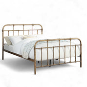 Camden Victorian Hospital Style Metal Bed Frame - 