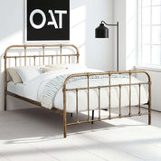 Camden Victorian Hospital Style Metal Bed Frame - 