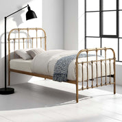 Camden Victorian Hospital Style Metal Bed Frame - 
