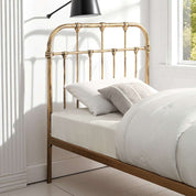 Camden Victorian Hospital Style Metal Bed Frame - 