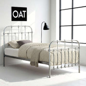 Camden Victorian Hospital Style Metal Bed Frame - 