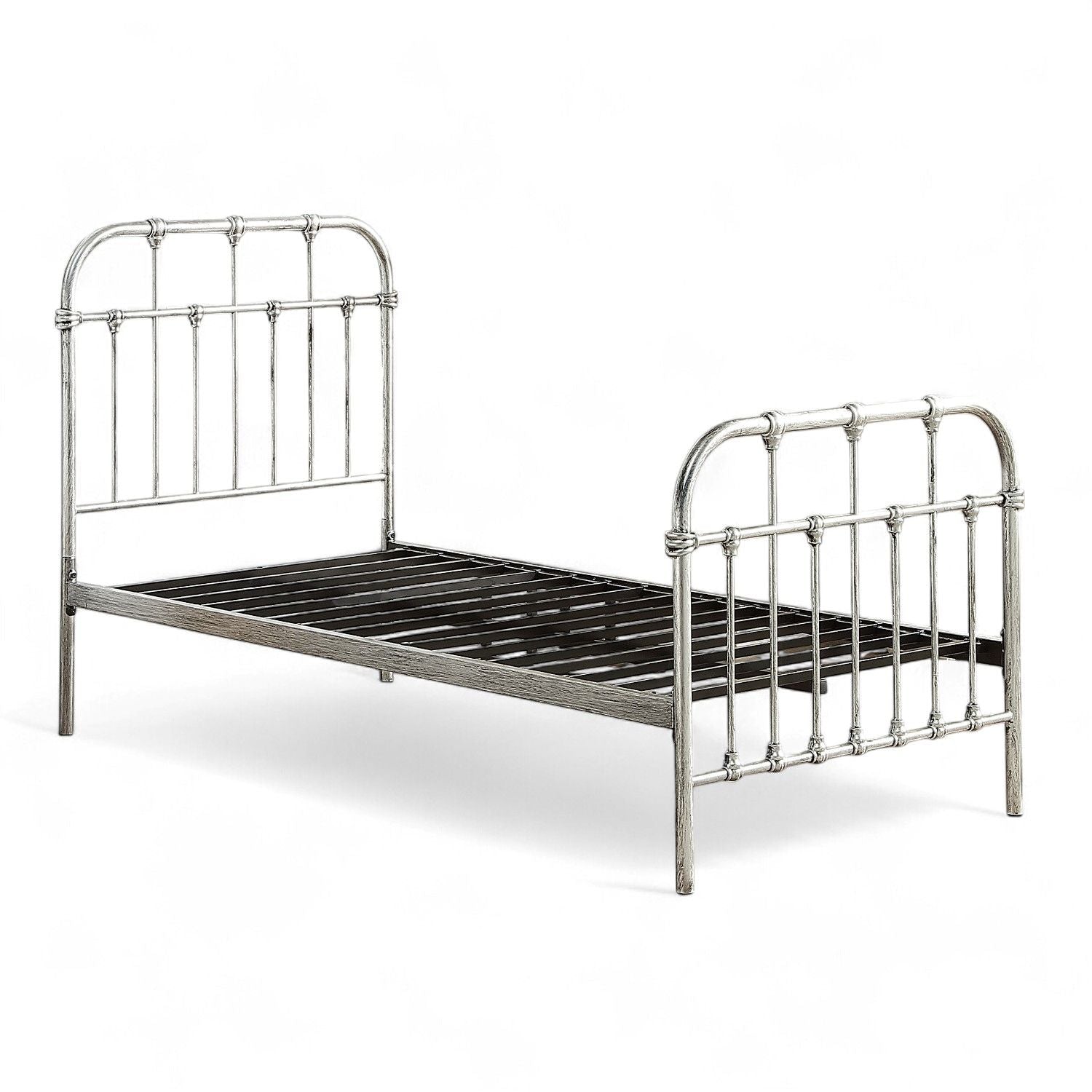 Camden Victorian Hospital Style Metal Bed Frame - 
