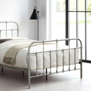 Camden Victorian Hospital Style Metal Bed Frame - 
