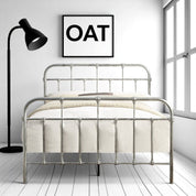 Camden Victorian Hospital Style Metal Bed Frame - 