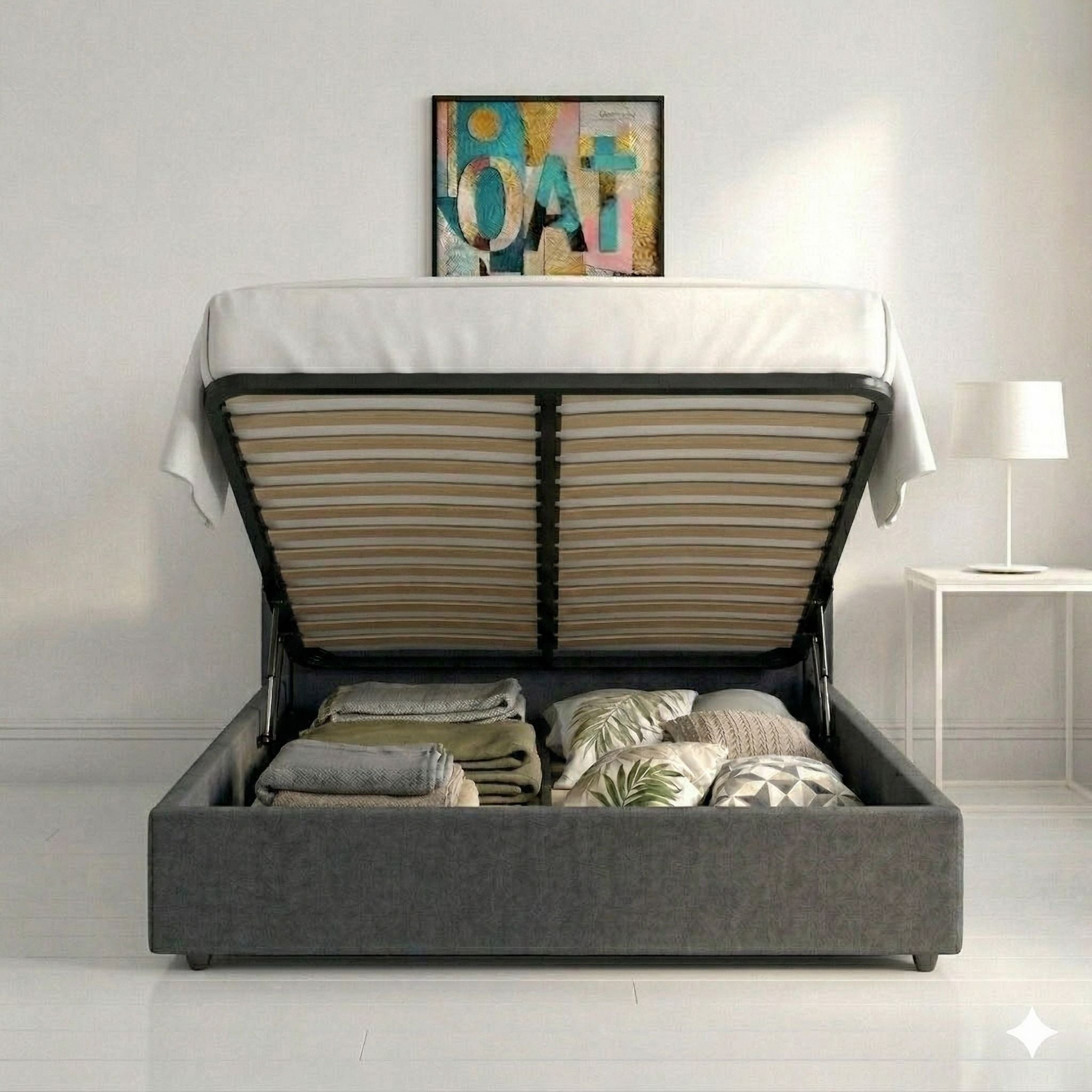 Delamere Upholstered Ottoman Storage Bed