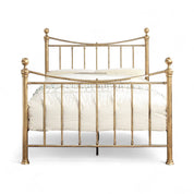 Hampstead Antique Brass Effect Traditional Metal Bed Frame - 