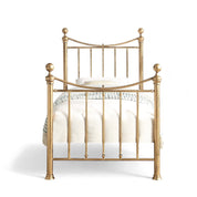 Hampstead Antique Brass Effect Traditional Metal Bed Frame - 