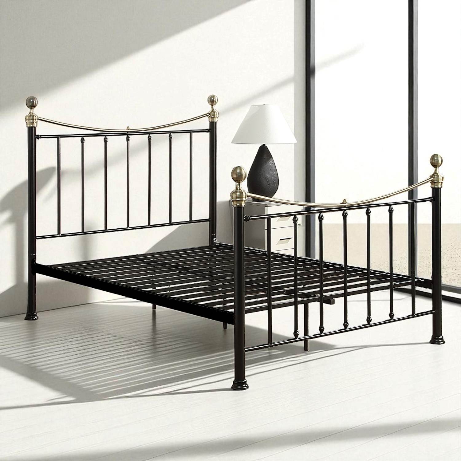 Hampstead Traditional Metal Bed Frame 