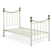 Hampstead Traditional Single Metal Bed Frame with Guest Trundle - 
