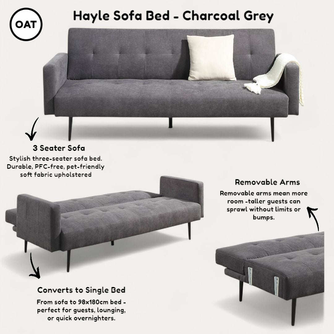 Hayle Upholstered Sofa Bed 