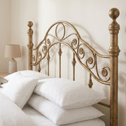 Kensington Antique Brass Effect French Style Metal Bed Frame
