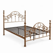Kensington Antique Brass Effect French Style Metal Bed Frame