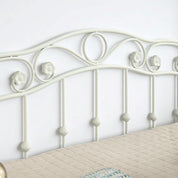 Mayfair White Single Metal Day Bed with Guest Trundle 