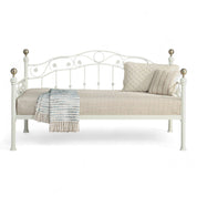 Mayfair White Single Metal Day Bed - 