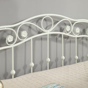 Mayfair Metal White Day Bed with Trundle