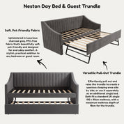 Neston Upholstered Day Bed with Guest Trundle