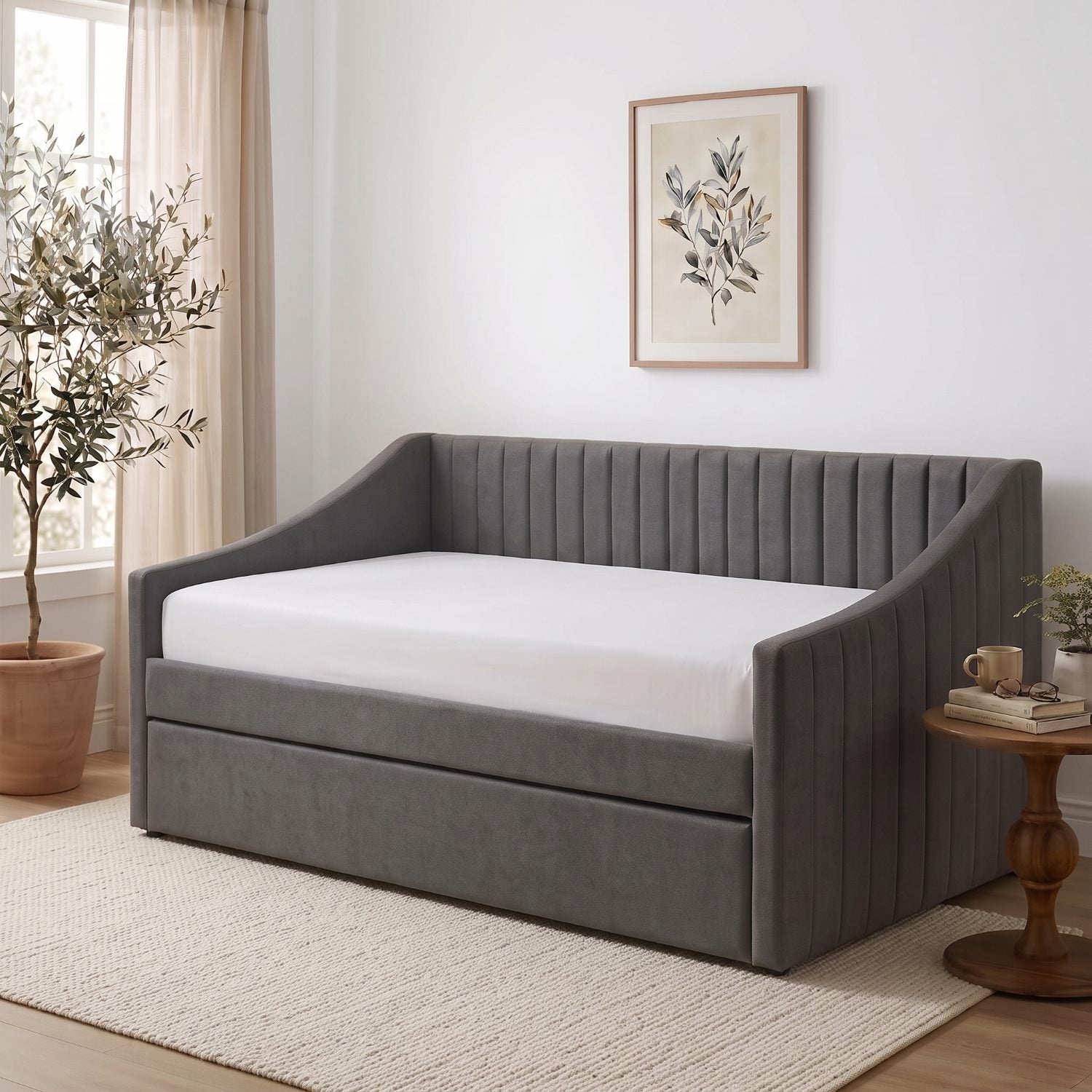 Neston Upholstered Day Bed with Guest Trundle
