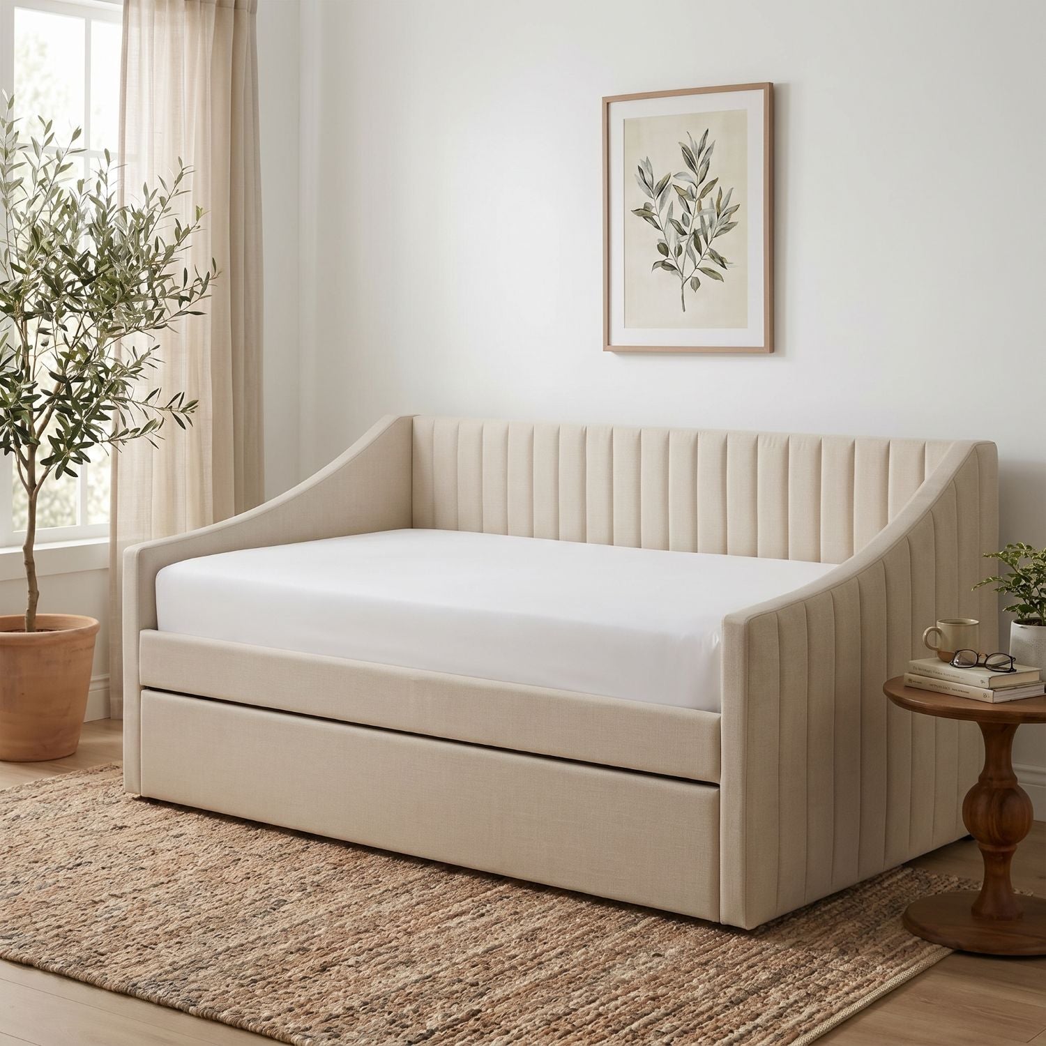 Neston Upholstered Day Bed with Guest Trundle