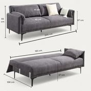 Hayle Upholstered Sofa Bed 