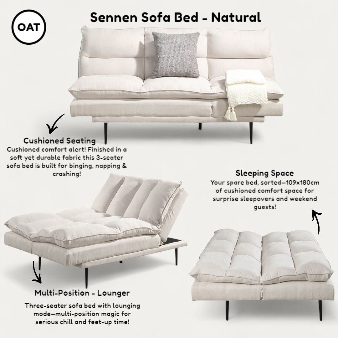 Sennen Upholstered Sofa Bed 