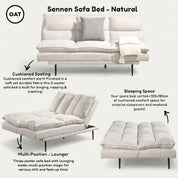 Sennen Upholstered Sofa Bed 