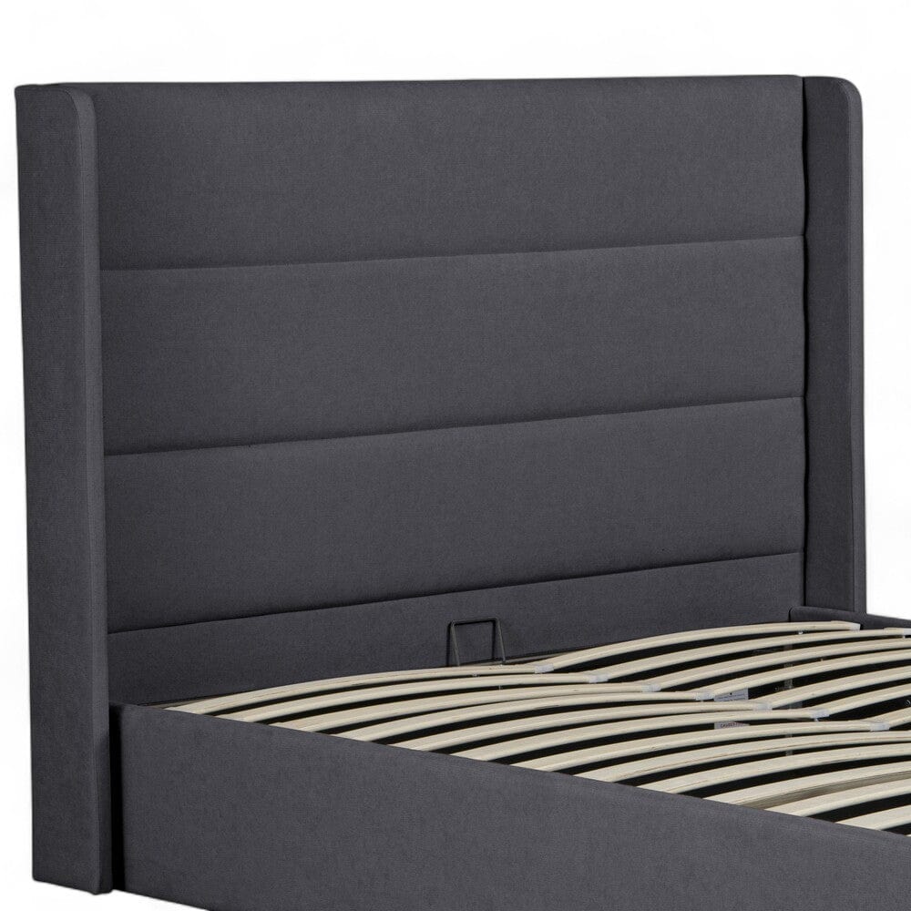 Wilmslow Upholstered Winged Ottoman Storage Bed 