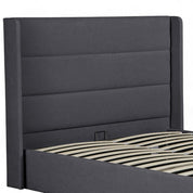 Wilmslow Upholstered Winged Ottoman Storage Bed 