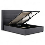 Wilmslow Upholstered Winged Ottoman Storage Bed 