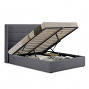 Wilmslow Upholstered Winged Ottoman Storage Bed 