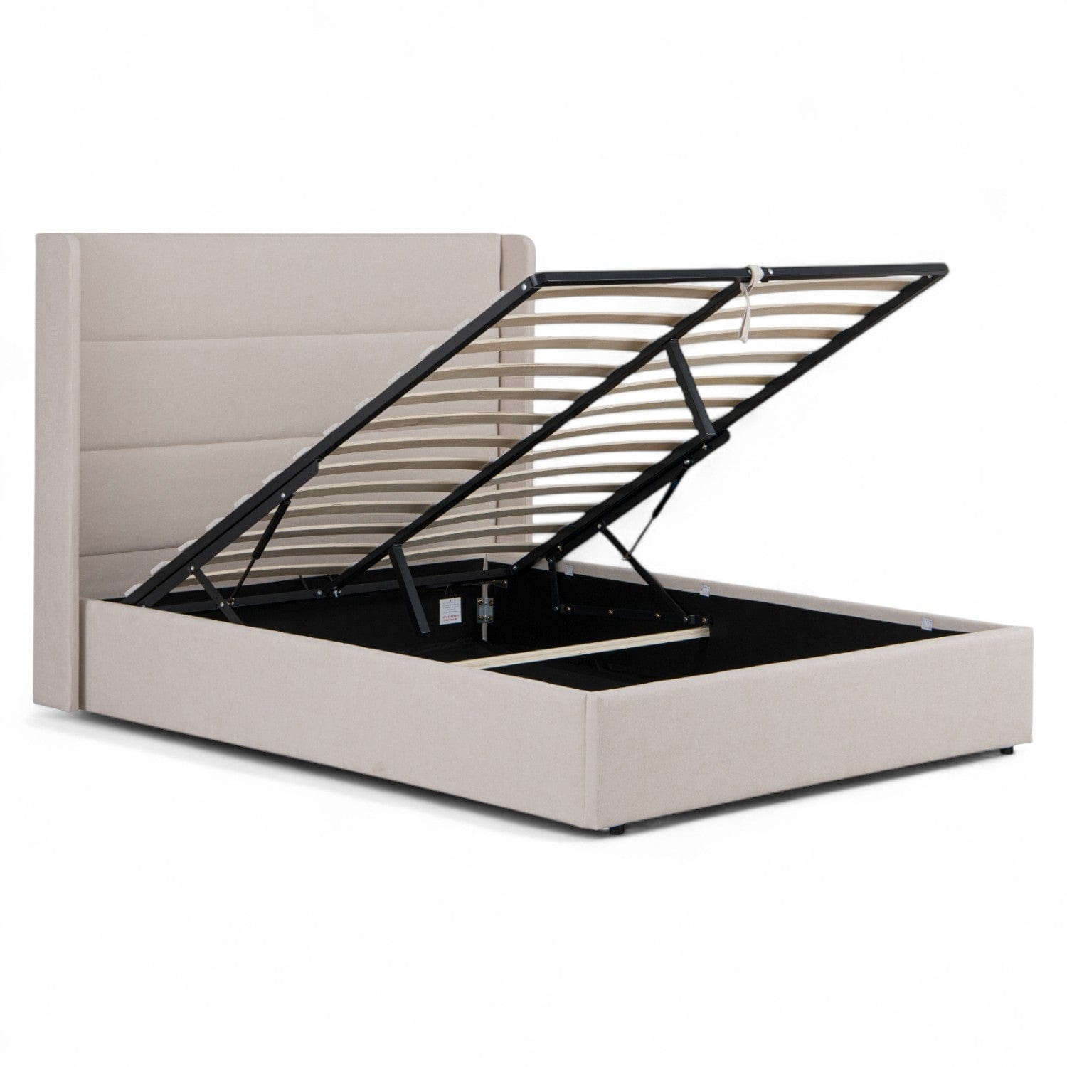 Wilmslow Upholstered Winged Ottoman Storage Bed 