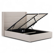 Wilmslow Upholstered Winged Ottoman Storage Bed 