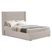 Wilmslow Upholstered Winged Ottoman Storage Bed 