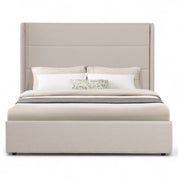 Wilmslow Upholstered Winged Ottoman Storage Bed 