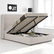 Wilmslow Upholstered Winged Ottoman Storage Bed 