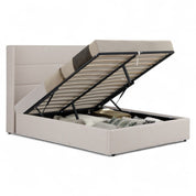 Wilmslow Upholstered Winged Ottoman Storage Bed 