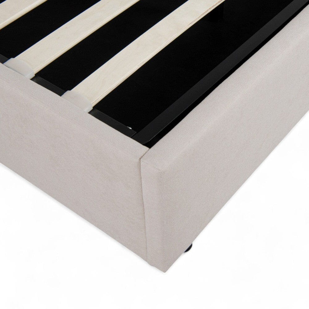 Wilmslow Upholstered Winged Ottoman Storage Bed 