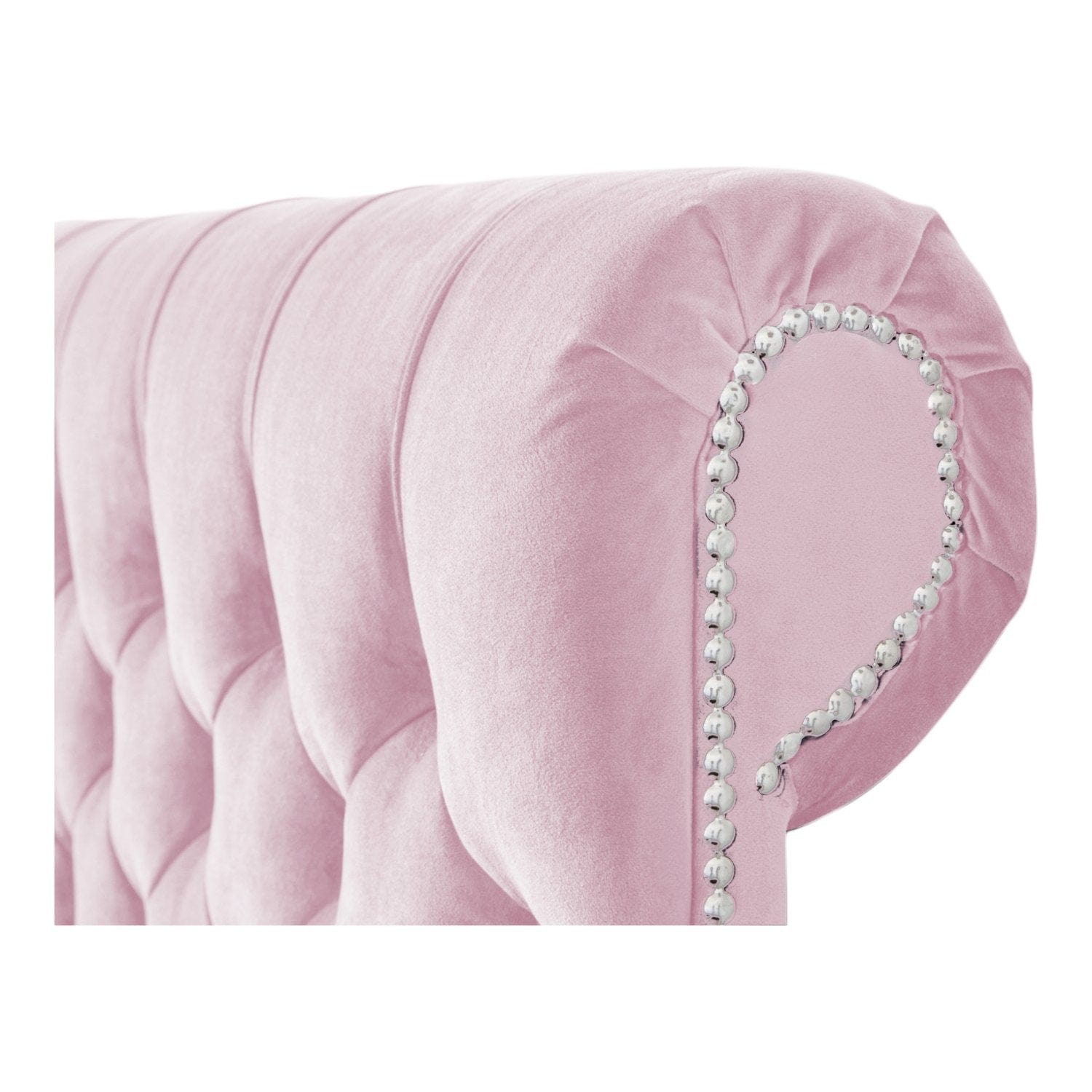 Abersoch Chesterfield Sleigh Upholstered Bed Frame