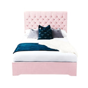 Abersoch Chesterfield Sleigh Upholstered Bed Frame