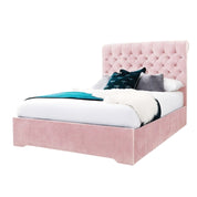 Abersoch Chesterfield Sleigh Upholstered Bed Frame