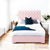 Abersoch Chesterfield Sleigh Upholstered Bed Frame