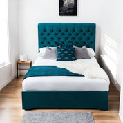 Abersoch Chesterfield Sleigh Upholstered Bed Frame