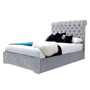 Abersoch Chesterfield Sleigh Upholstered Bed Frame
