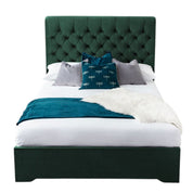 Abersoch Chesterfield Sleigh Upholstered Bed Frame