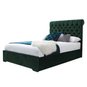Abersoch Chesterfield Sleigh Upholstered Bed Frame