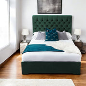 Abersoch Chesterfield Sleigh Upholstered Bed Frame