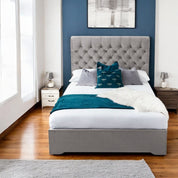 Abersoch Chesterfield Sleigh Upholstered Bed Frame