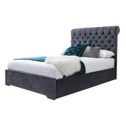 Abersoch Chesterfield Sleigh Upholstered Bed Frame